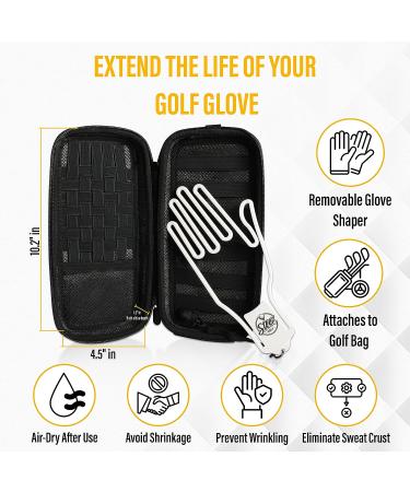Steez Golf Accessory Case - Airtight Water-Resistant Hard Case for Golf Essentials in Grey - Buy Online on GoSupps.com