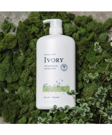 Ivory Clean Aloe Body Wash 21 oz - Soothing and Hydrating Formula - Buy Online on GoSupps.com