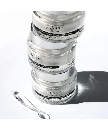 Clara's New York Advanced Rejuvenating Collagen Cream Anti-Wrinkle Face Cream Strengthens Skin Contains Multi Collagen for Youthful Skin Suitable For All Skin Types 50ml - Buy Online on GoSupps.com