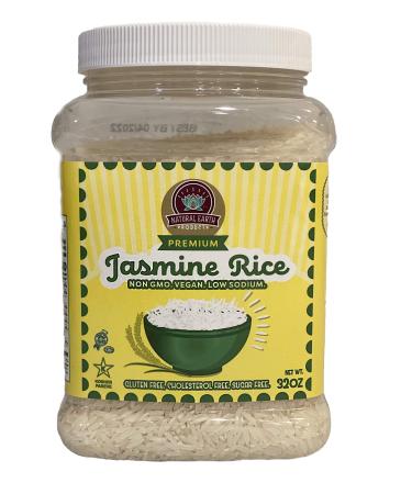 White Jasmine Rice, Gluten Free Rice, Non GMO, Sugar Free, Kosher Certified, 32 Oz (Single)