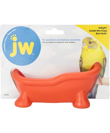 JW Pet Company Inside the Cage Bird Bath - Bird Accessory | Colors May Vary - Buy Online on GoSupps.com