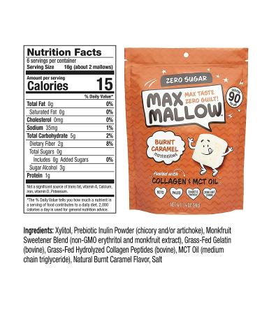 Max Sweets Snacks Low Carb Keto Variety Pack - Max Mallows, Diabetic Diet Friendly, Gluten Free, Soy Free, Zero Sugar, Non-GMO - 6 Pack (20.3 oz) - Buy Online on GoSupps.com