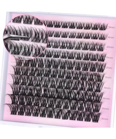 Self Adhesive Lash Clusters - 120pcs Fluffy Wispy Eyelash Extensions 8-16MM by Ruairie B | Shop Internationally - Buy Online on GoSupps.com