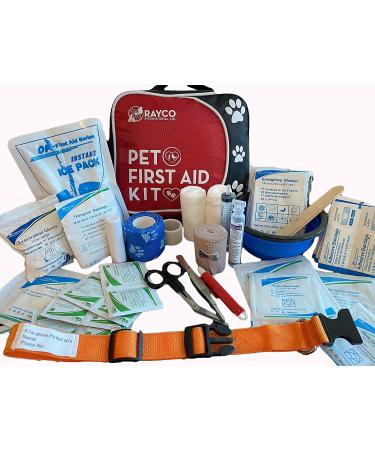 Rayco Pet First Aid Kit - 2021 Updated Version | Essential Supplies for Pet Emergencies - Buy Online on GoSupps.com