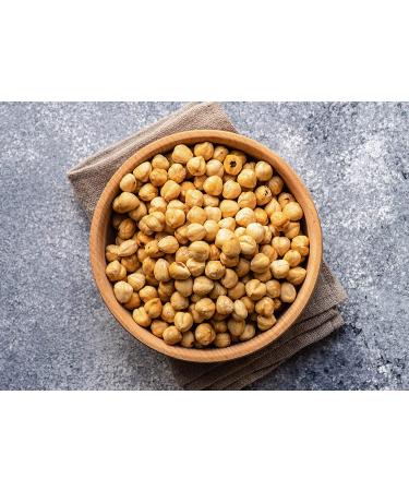 1lb Unsalted Oven Roasted Blanched Hazelnuts - Skinless Filberts, Vegan & Kosher - High Protein & Vitamin E - Ideal for Homemade Desserts - Bulk - Buy Online on GoSupps.com