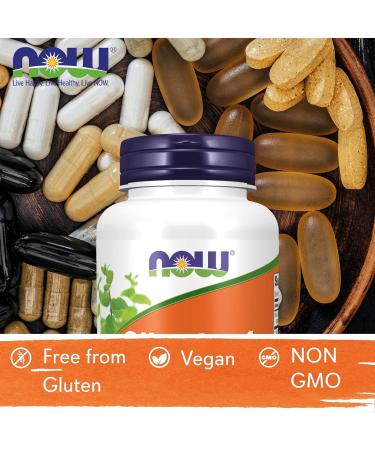 Now Foods Olive Leaf Extract 500mg High Oleuropein Vegan Capsules | Lab-Tested, Soy Free, Gluten Free, Non-GMO - Buy Online on GoSupps.com