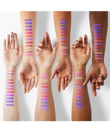 DE LANCI Professional Purple Eyeshadow Palette - 12 Shades, Waterproof & Long Lasting - High Pigmented Matte, Shimmer, and Metallic - Small & Cute Makeup Palette - Buy Online on GoSupps.com