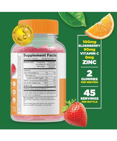 Lifeable Zinc 25mg Kids + Immune Support Kids Gummies Bundle - Great Tasting Vitamin Supplement Gluten Free GMO Free Chewable Gummy - Buy Online on GoSupps.com