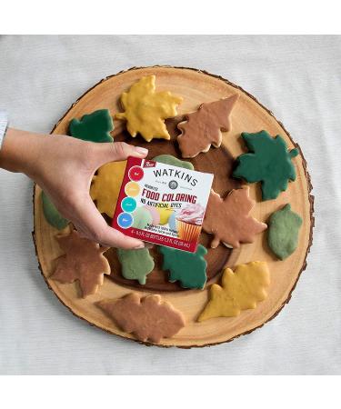 Watkins Assorted Food Coloring - Red, Yellow, Green, Blue - 4 Pack, 0.3 oz bottles - Buy Online on GoSupps.com