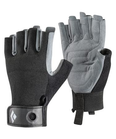 Black Diamond Crag Half-Finger Gloves Large Black