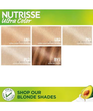 Garnier Nutrisse Ultra Color LB2 Ultra Light Natural Blonde Hair Dye - Pina Colada | 1 Count - Buy Online on GoSupps.com