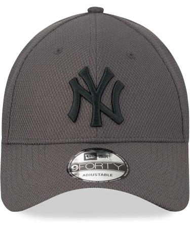 New Era New York Yankees 39thirty Flexfit Cap - Stretch Diamond - Black One Size | International Shipping Available - Buy Online on GoSupps.com