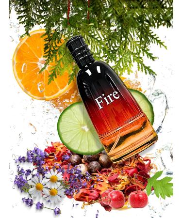 FIRE FOR MEN EAU DE TOILETTE 3.4 FL. Oz Aromatic Fougere fragrance for men. - Buy Online on GoSupps.com