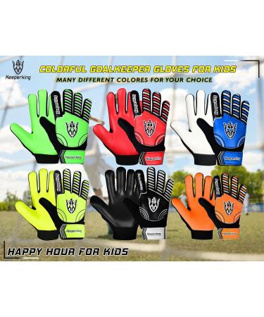Keeperking Claw 2.0 Goalkeeper Gloves for Kids | Sustainable Junior Football Gloves for Boys & Girls | Sizes 3-7 | Great Stop Performance - Buy Online on GoSupps.com