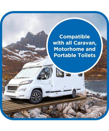 Flow 25 Litre Blue Chemical Motorhome & Caravan WC Toilet Cleaner Fluid | Biodegradable Formaldehyde Free Cleaning Formulation | Disinfectant & Cleaner | Fresh Fragrance 25 l (Pack of 1) - Buy Online on GoSupps.com