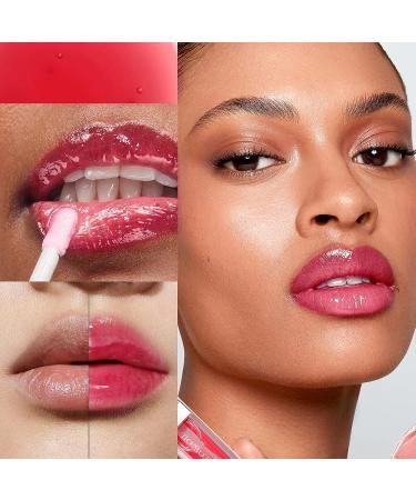 BILKKY Hydrating Lip Oil: Plumping Gloss for Long-Lasting Moisturized Cherry Lips - Buy Online on GoSupps.com