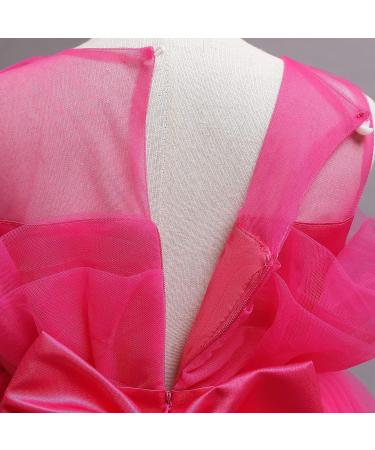 NNJXD Flower Princess Party Dress 766 Hot Pink-a | Baby Girls 3-4 Years - Buy Online on GoSupps.com