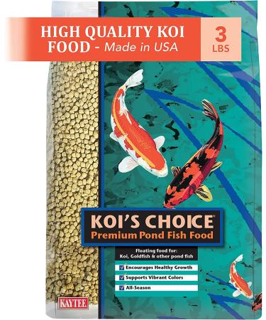 Kaytee Koi's Choice Floating Fish Food - 3 lb | Premium Koi Nutrition - Buy Online on GoSupps.com