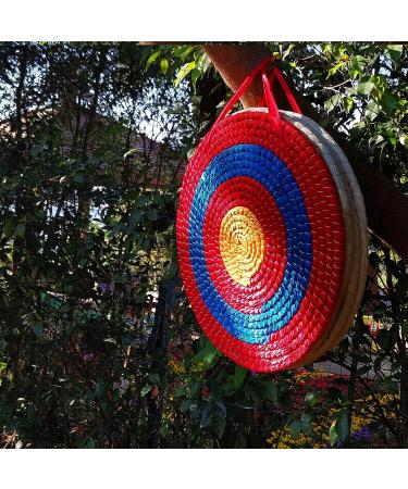 Hand-Made Straw Archery Target 19.6*19.6 with Rope Handle | Outdoor Shooting Practice Tool - Buy Online on GoSupps.com