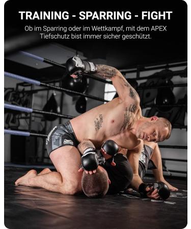 Phantom Groin Guard | Men's Jockstrap for Boxing MMA & Muay Thai | L-XL APEX - Black - International Shipping Available - Buy Online on GoSupps.com