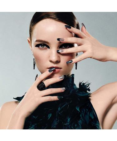Kiss Halloween Shake UR Bones Coffin Shape Fake Nails - 28pcs Long Length - Buy Online on GoSupps.com