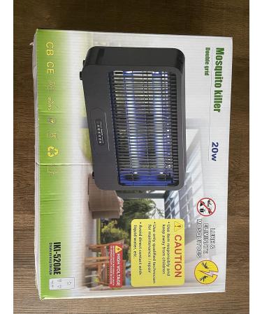 Fethfire 4000V Electric Fly Trap with Remote Control - 20W Mosquito Trap for Kitchen Living Room & Office - Effective up to 100 m - Includes 2 Replacement Lamps - Buy Online on GoSupps.com