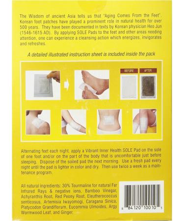 TRR Enterprises Vibrant Inner Health Sole Pads - 30 Count - Buy Online on GoSupps.com