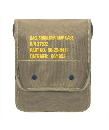 Rothco Canvas Map Case Shoulder Bag with Stencil - Durable and Stylish Travel Companion - Buy Online on GoSupps.com