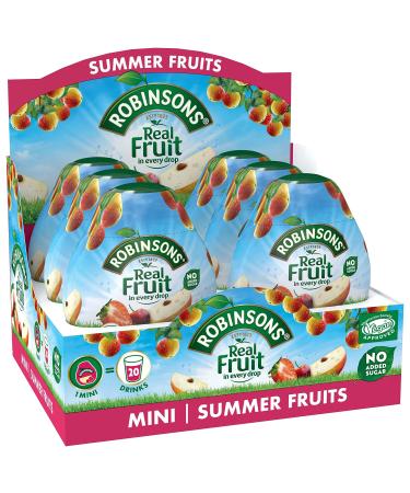 Robinsons Robinsons Squash'd Summer Fruits No Sugar Added 65ml - Pack of 6