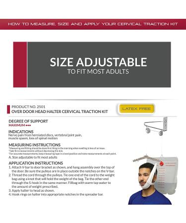 OTC Cervical Traction Kit for Neck Pain Relief and Herniated Discs - Over Door Setup - Buy Online on GoSupps.com