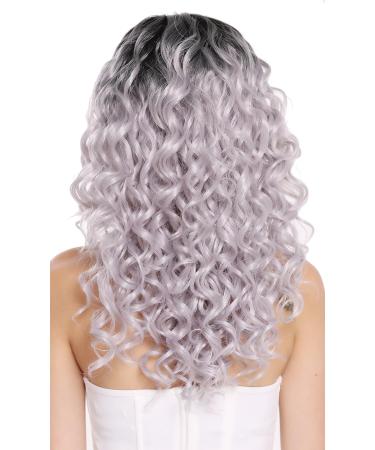 Buy WIG ME UP RGF-6467C-T1B/SILVER - Long Voluminous Ombre Black to Silver Grey Women's Wig - Buy Online on GoSupps.com