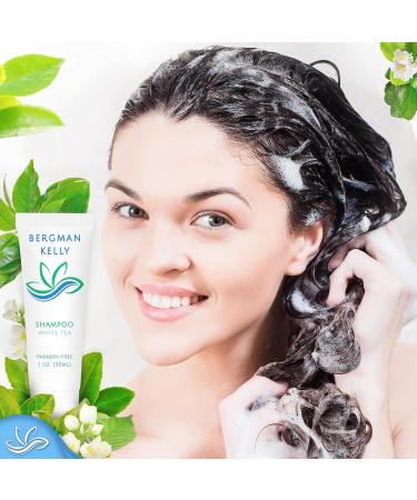 BERGMAN KELLY Rectangular Hotel Soap Bars Shampoo & Conditioner Set - White Tea 1 oz (150 pc) - Mini Travel Toiletries & Bulk Amenities - Buy Online on GoSupps.com
