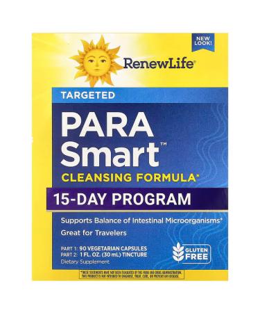 Renew Life ParaSmart Cleanse 14-Day Targeted Cleanse 2-Part