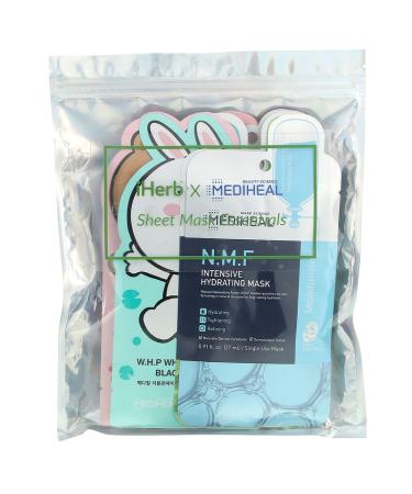 Shop Mediheal Sheet Beauty Mask Essentials - 8 Hydrating Masks for Radiant Skin - Buy Online on GoSupps.com