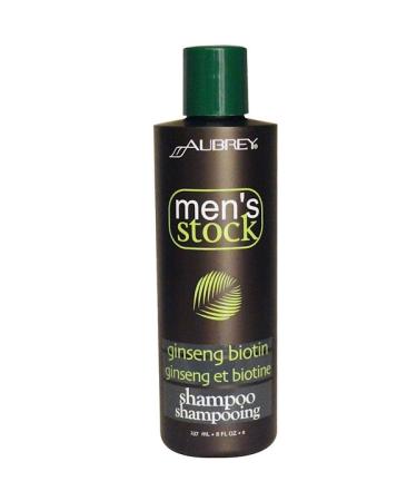 Aubrey Organics Men's Stock Shampoo Ginseng Biotin  8 fl oz (237 ml)