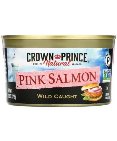 Crown Prince Natural Pink Salmon Wild Caught 7.5 oz (213 g)