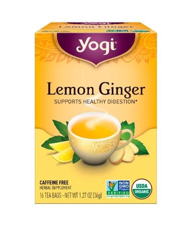 Yogi Tea Lemon Ginger Caffeine Free 16 Tea Bags 1.27 oz (36 g)