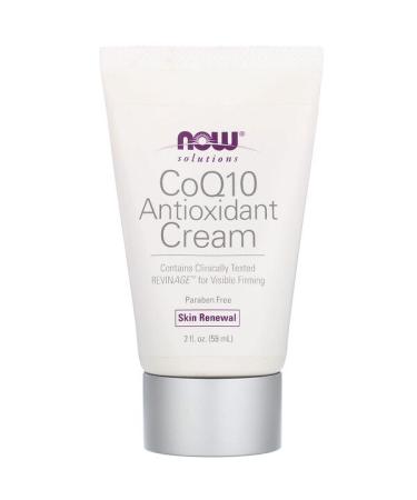 Now Foods Solutions CoQ10 Antioxidant Cream 2 fl oz (59 ml)