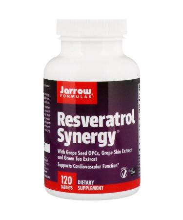 Jarrow Formulas Resveratrol Synergy 120 Tablets