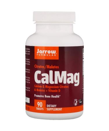 Jarrow Formulas CalMag Citrates/Malates 90 Tablets