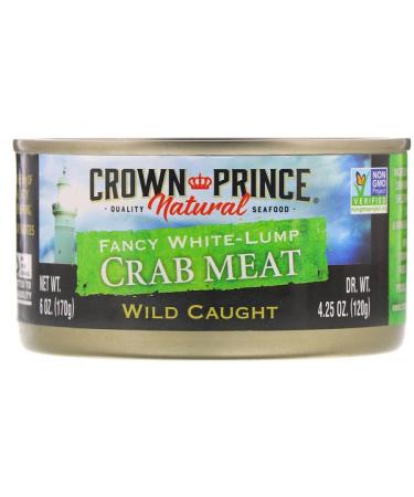 Crown Prince Natural Fancy White-Lump Crab Meat 6 oz (170 g)