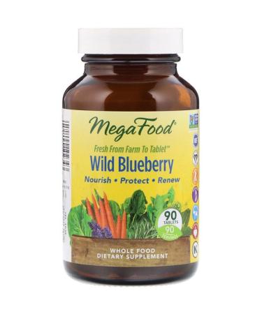 MegaFood Wild Blueberry 90 Tablets