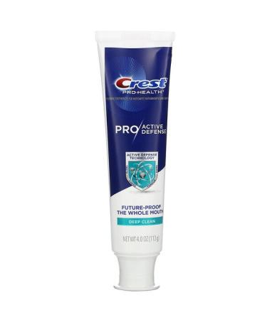 Crest Pro Health Pro Active Defense Toothpaste Deep Clean 4 oz (113 g)