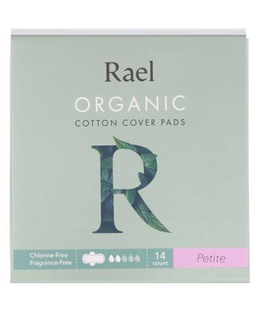 Rael Organic Cotton Cover Pads Petite 14 Count