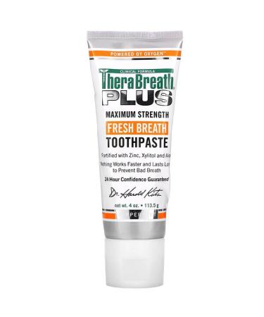 TheraBreath Fresh Breath Toothpaste Peppermint 4 oz (113.5 g)