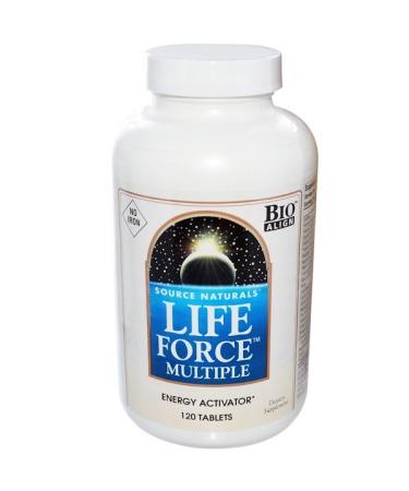 Source Naturals Life Force Multiple No Iron 120 Tablets