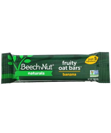 Beech-Nut Naturals Fruity Oat Bars Stage 4 - Banana Flavor (5 Bars, 0.78 oz Each) | Healthy Baby Snacks - Buy Online on GoSupps.com