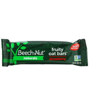 Beech-Nut Naturals Fruit Oat Bars Stage 4 Strawberry - 5 Bars (0.78 oz Each) - Healthy Snack for Kids - Buy Online on GoSupps.com