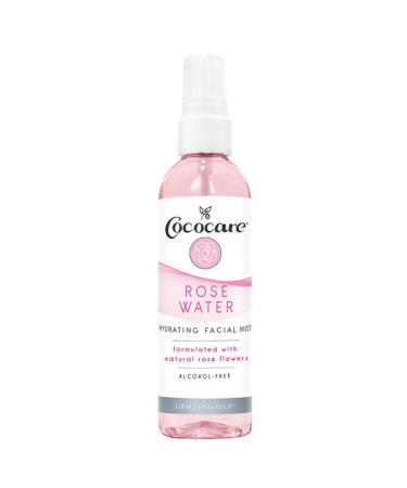 Cococare Hydrating Facial Mist Alcohol-Free Rose Water 4 fl oz (118 ml)