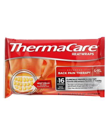 ThermaCare Advanced Back Pain Relief Heatwraps - 2 Lower Back & Hip One-Time Use - Buy Online on GoSupps.com